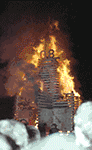 The homecoming bonfire - Oct 29, 2004